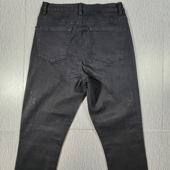 DG2 Women's Size 8 Classic Stretch Black Jeans Studded PRE OWNED - Picture 10 of 13